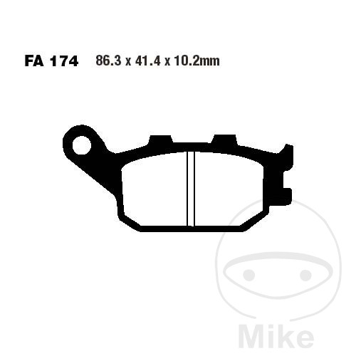 EBC Standard brake pads ALTN: 7870538/7870265 - Picture 1 of 1