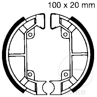 zapatas de freno sin muelle altn: 7860067