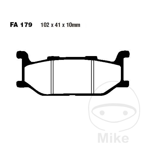 EBC Standard Brake Pads ALTN: 7872518 - Picture 1 of 1