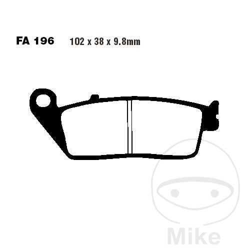 EBC Standard brake pads ALTN: 7872344 - Picture 1 of 1