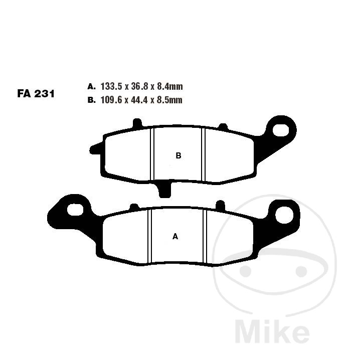 EBC Standard brake pads ALTN: 7873177/7875545 - Picture 1 of 1