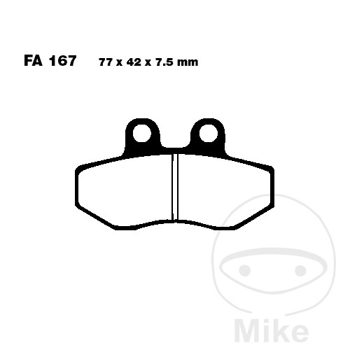 EBC Standard brake pads ALTN: 7872427 - Picture 1 of 1