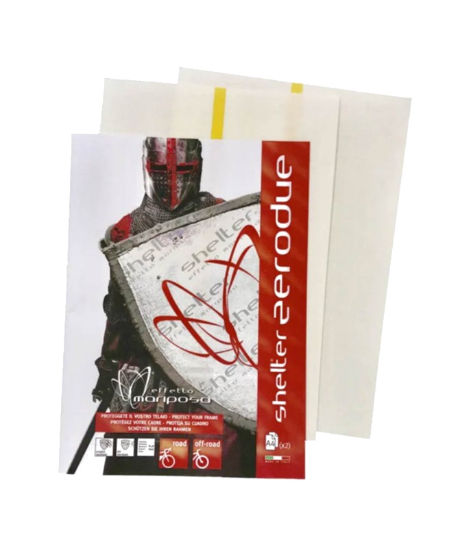 protección para el cuadro en forma de hoja shelter zerodue a4 (x2) invisible frame protection 2 pcs a4 protective sheet
