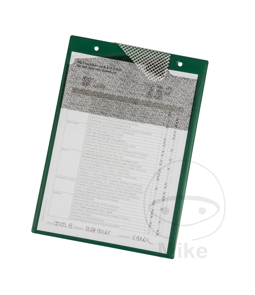 pack 10 portapapeles con compartimiento para llaves a4