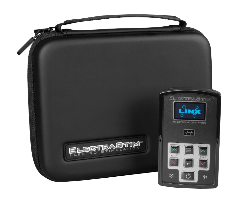 estimulador de doble canal con app y control remoto para electroestimulación linx