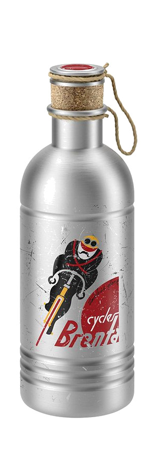 bidón botellin aluminio vintage cycles brenta 600ml