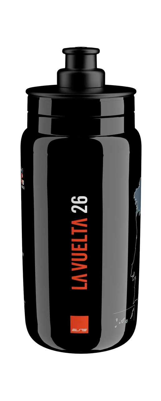 bidon botellin bicicleta fly vuelta españa negro mapa 550 ml 2026
