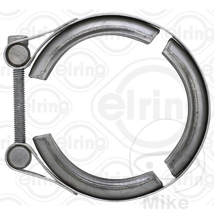 abrazadera de escape con tornillo v-band-75 mm