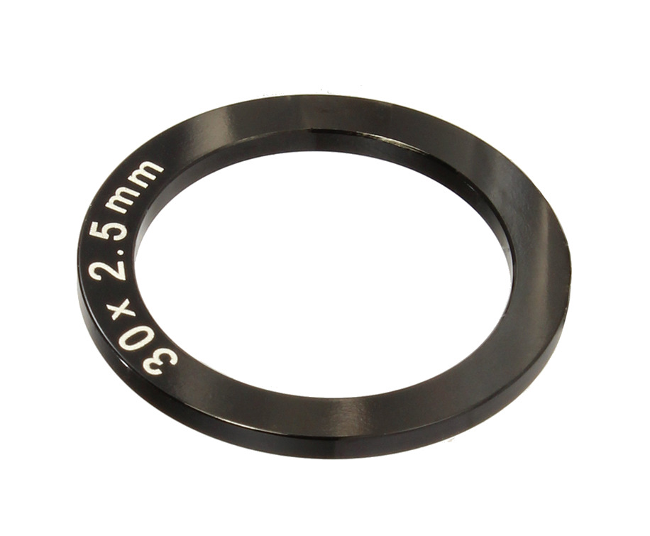 espaciador de caja pedalier de aluminio wa 30x40x2.5 30mm 2.5mm 6061 bb30/386 2.5mm