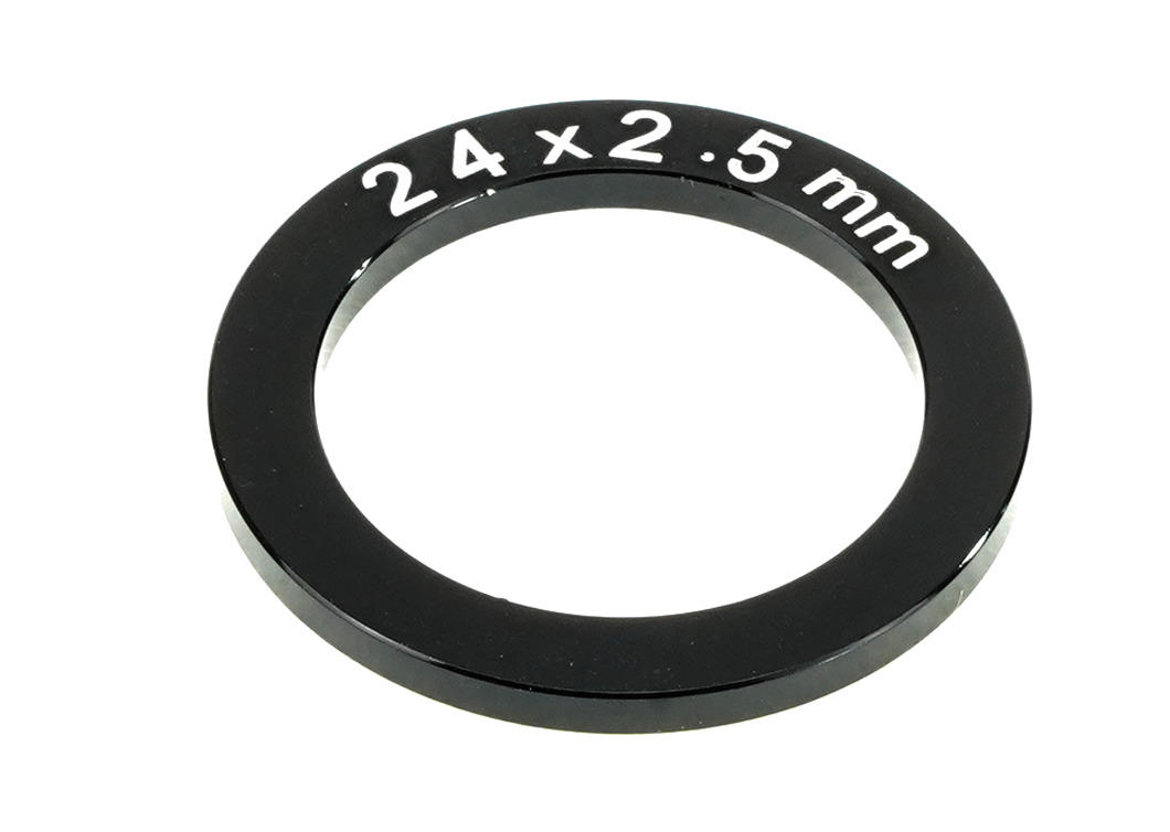 espaciador de eje para caja pedalier wa 24x33x2.5 24mm 2.5mm 6061 aluminum gxp 2.5mm