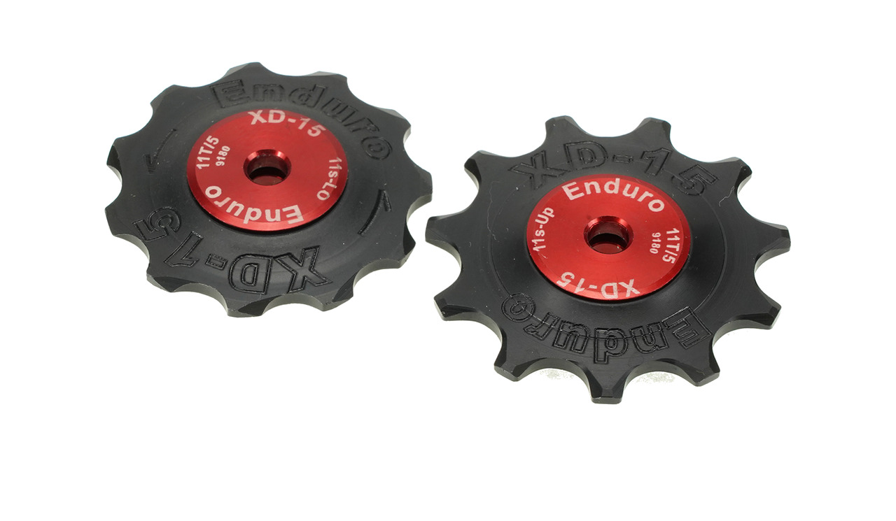 roldanas de cambio trasero mecanizadas en con rodamientos cerámicos para transmisiones bkcj-0340 xd15 chb delrin shimano dura ace ultegra 11 speed