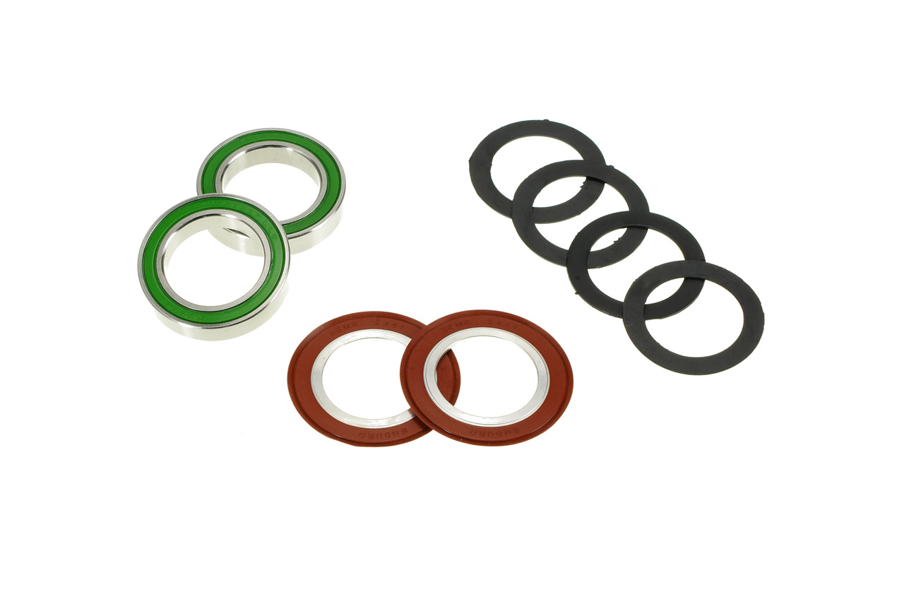 rodamiento de contacto angular de acero inoxidable para caja pedalier con cazoletas presionadas bks-54114 shimano 24mm bb86/92