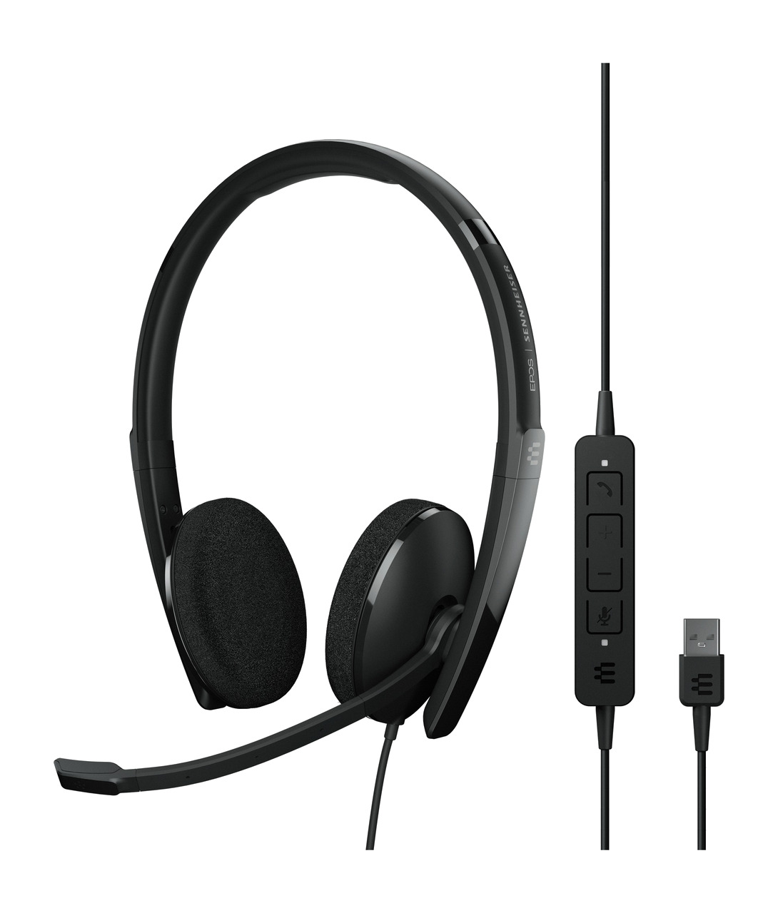 auriculares estéreo con micrófono para oficina adapt 160-usb ii