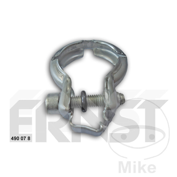 abrazadera de escape con tornillo