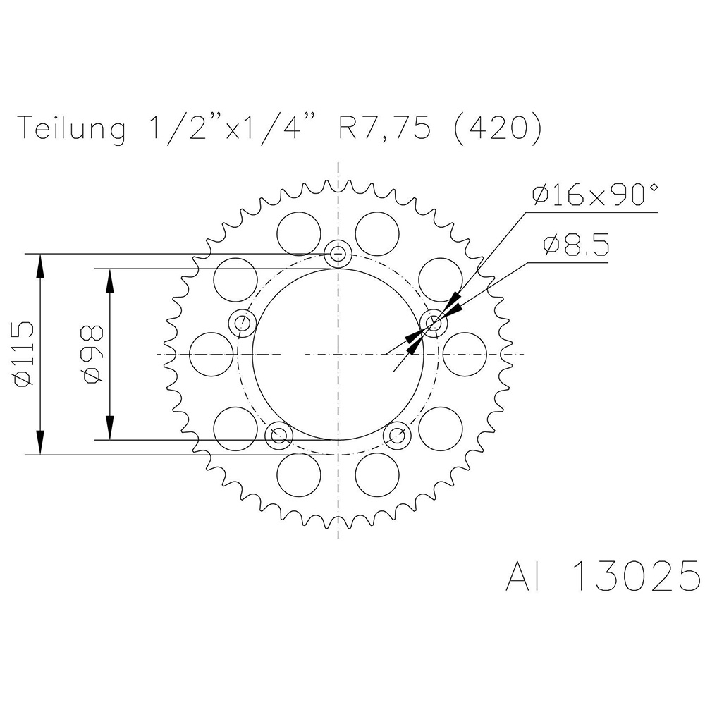esjot-kettenrad-aluminium-bertragungsplatte-51-13025-50-dientes