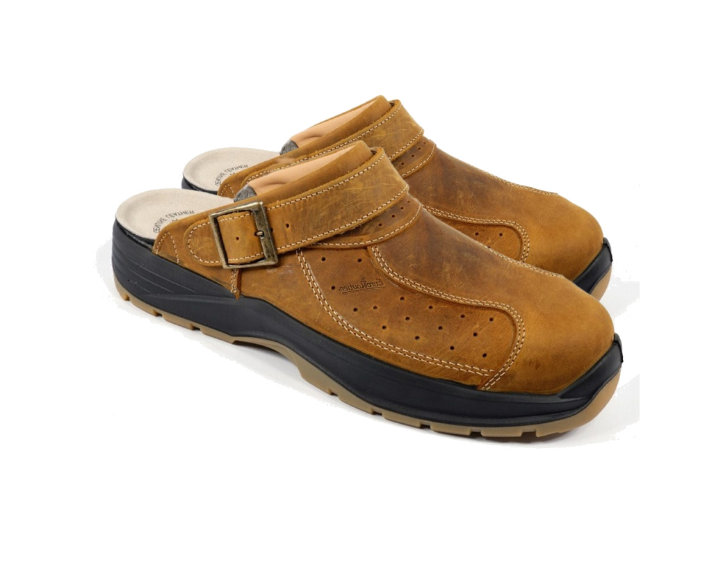zuecos premium de cuero para trabajo tucson