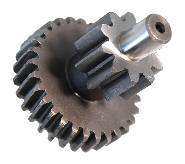 angrenaj dublu întărit cu dinți drepți și elicoidali pentru transmisie cu variator 178696 z10 z29 55 mm