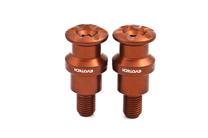 soportes de caballete trasero evotech - diabolos largos m10