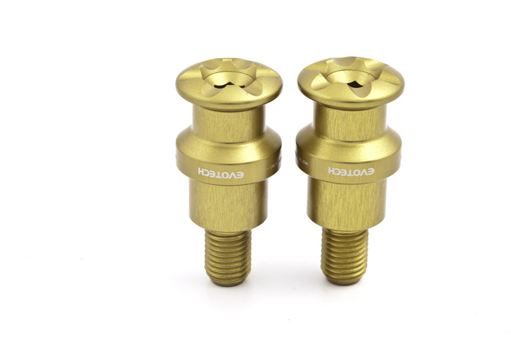 soportes de caballete trasero evotech - diabolos largos m10