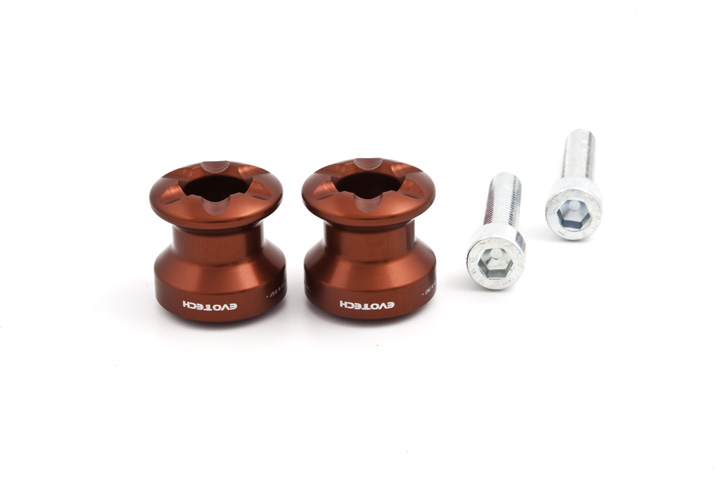 soportes de caballete trasero m6 evotech para moto de alta resistencia y rigidez