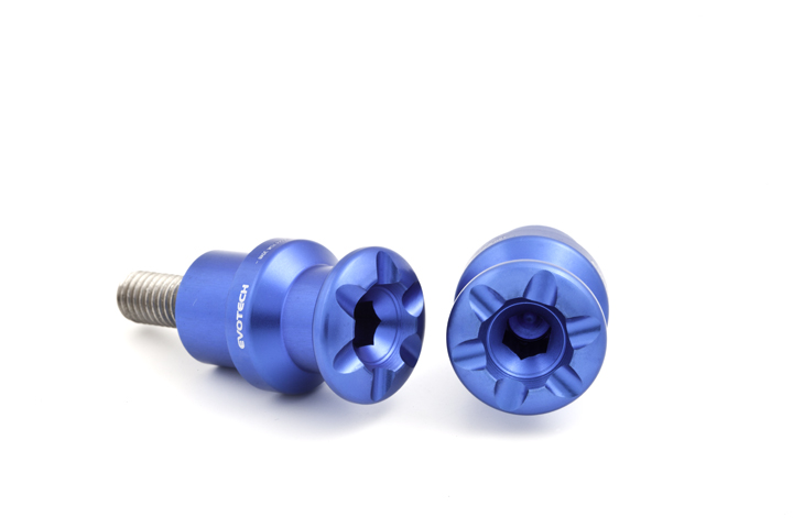 soportes de caballete trasero largos m8 evotech - fabricados en aluminio aeronáutico cnc