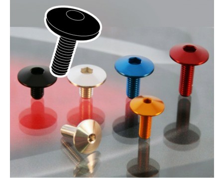 tornillo de aluminio ergal ttlei m5x10