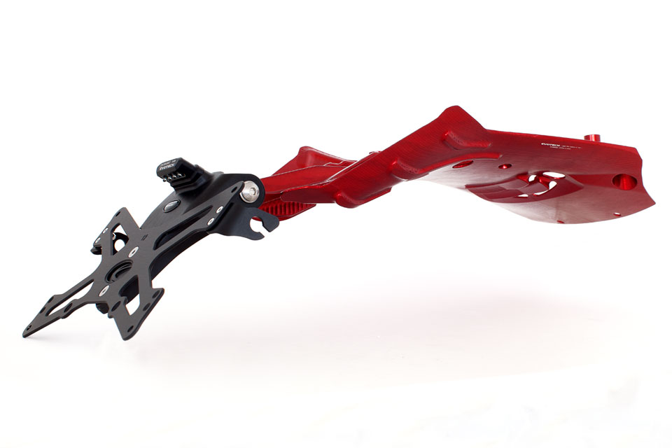 portatarga reg. ducati mts 1200/enduro/pikes peak/950 mts1260 black