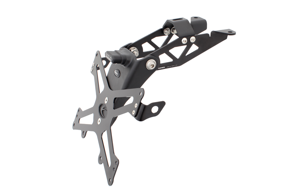 soporte de matrícula evotech para motocicletas - ligero y de diseño revolucionario