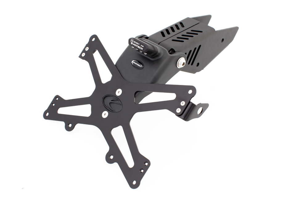 soporte de matrícula para aprilia dorsoduro 750 08-12 - evotech