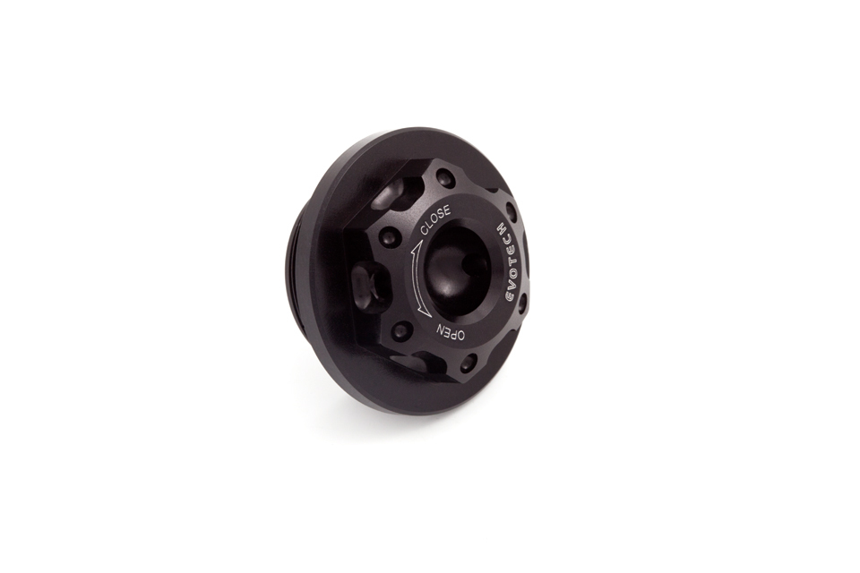 tapón de llenado de aceite evotech con llave de vaso y junta de viton