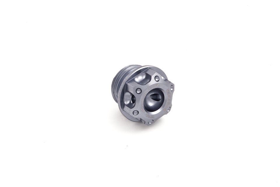 tapón de llenado de aceite evotech - diseño antivandalismo y resistencia superior