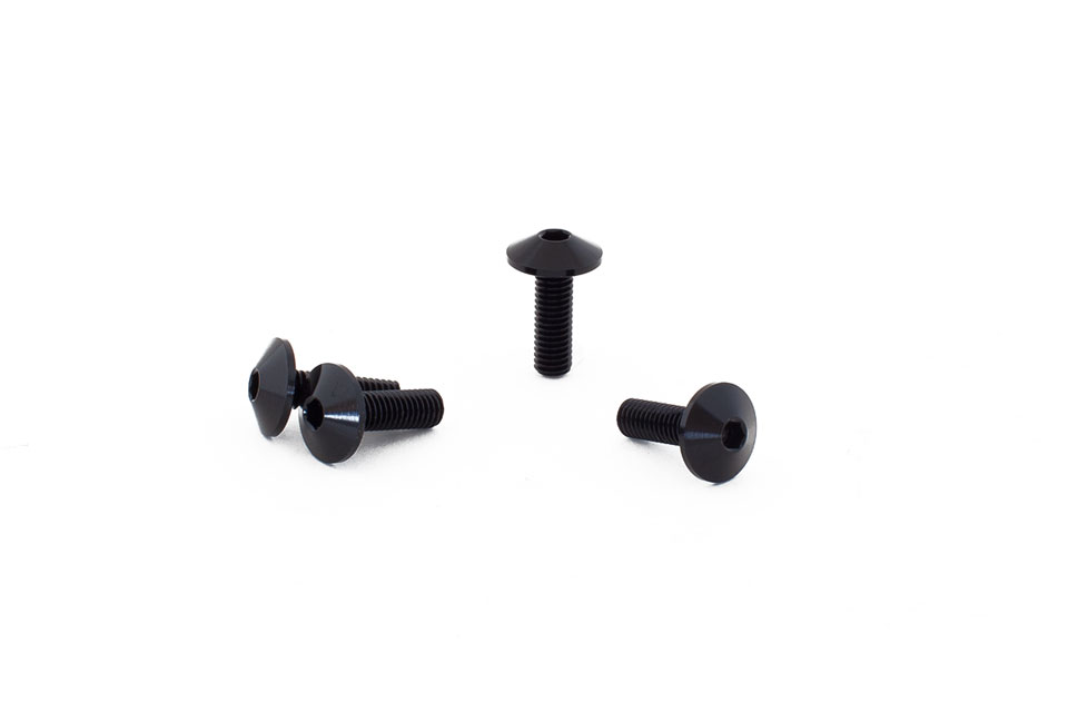 kit de tornillería para cúpula en ergal 7075 t6 para honda, kawasaki, suzuki y yamaha | evotech