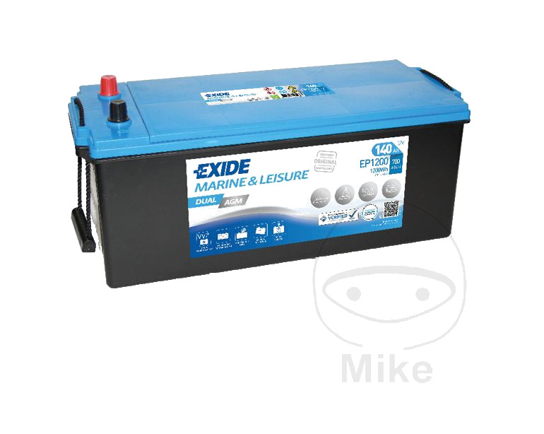 batería marina y usos múltiples stvs 12v140ah agm dual