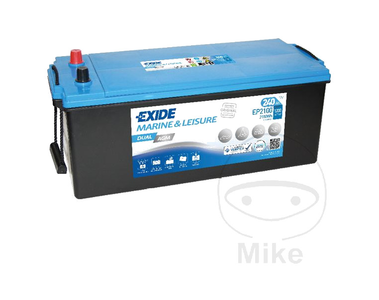 batería marina y usos múltiples stvs 12v240ah agm dual
