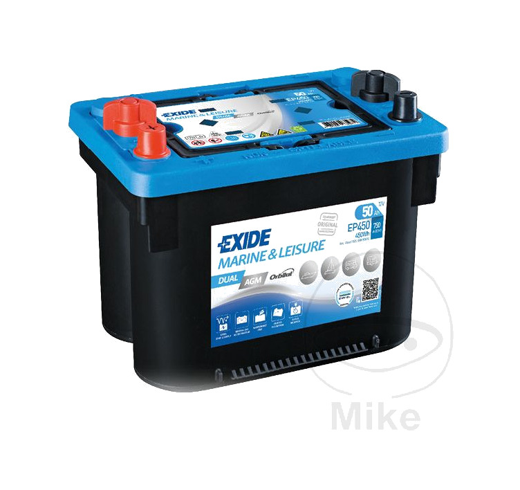 batería marina y usos múltiples stvs 12v 50ah agm dual