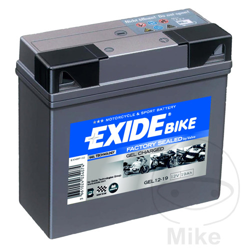EXIDE Batería gel de moto 12-19 ALTN: 7074644 9004 - Imagen 1 de 1