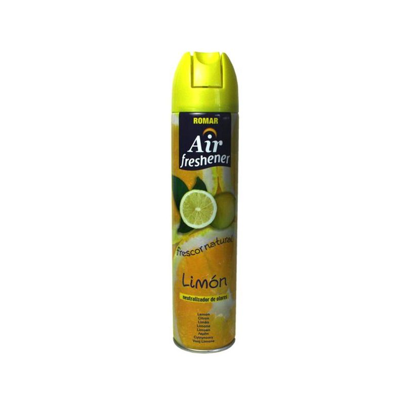 ambientador spray limón