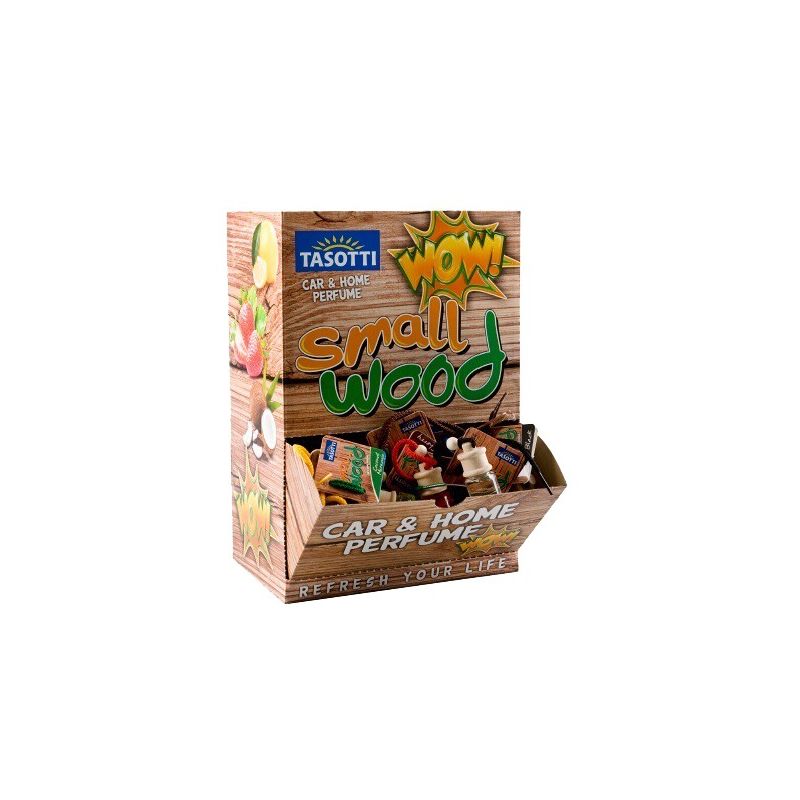 expositor 60 ambientadores de coche small wood 4ml