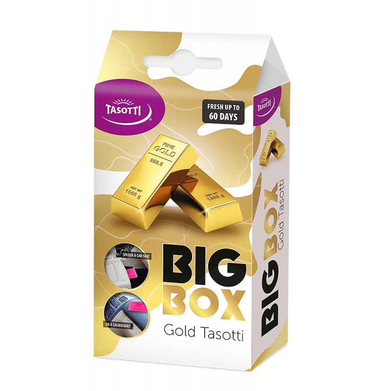 ambientador de coche colonia gold big box