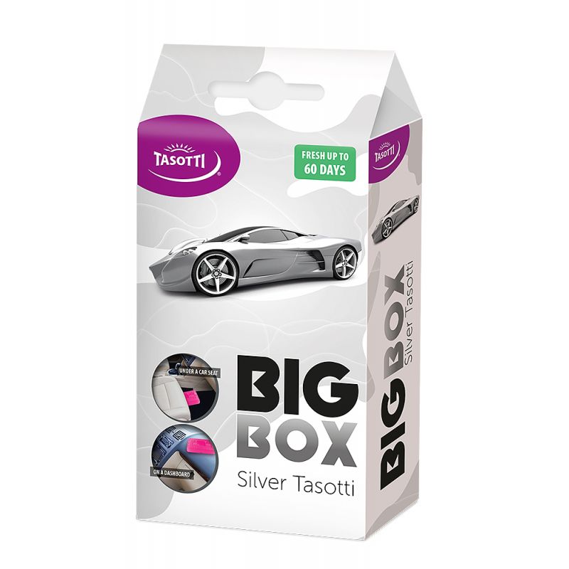 ambientador de coche silver big box
