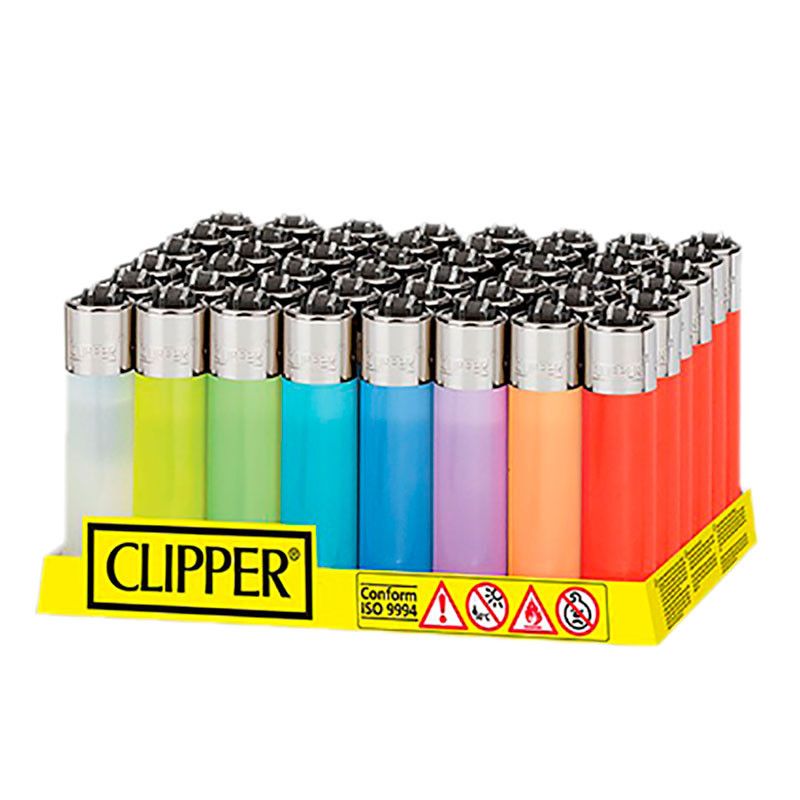mecheros translúcidos clipper - encendido fácil y cómodo