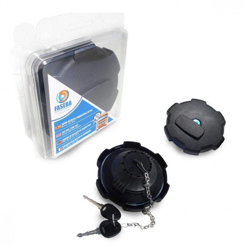 tapón depósito de combustible con llave para camión pvc 80 mm