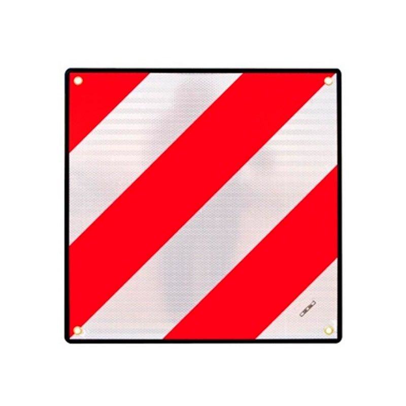 placa salida de carga flexible homologada perforada en esquinas v20 abs 50x50 cm