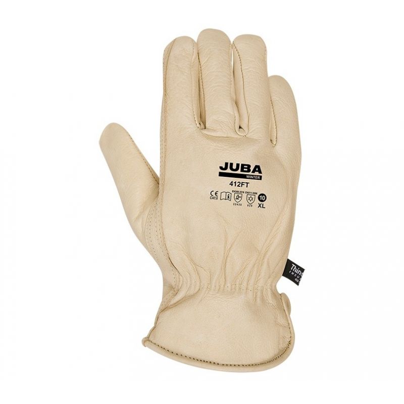 guante flor vacuno con forro thinsulate juba