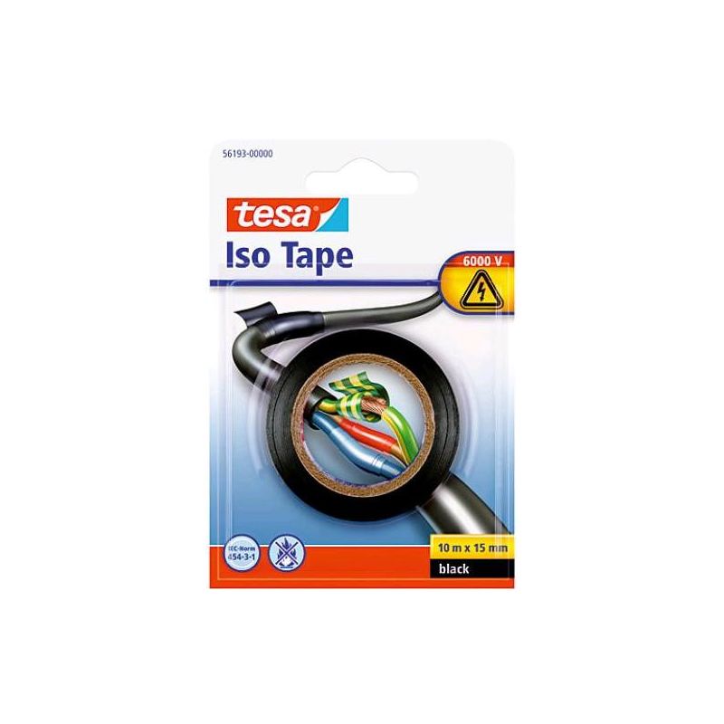 cinta aislante para cables eléctricos  pvc 10 m