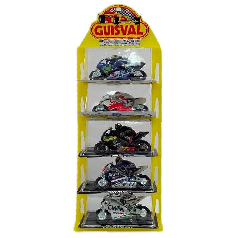 GUISVAL Moto gp competición de juguete a escala 1:22 (5UD) - Imagen 1 de 1