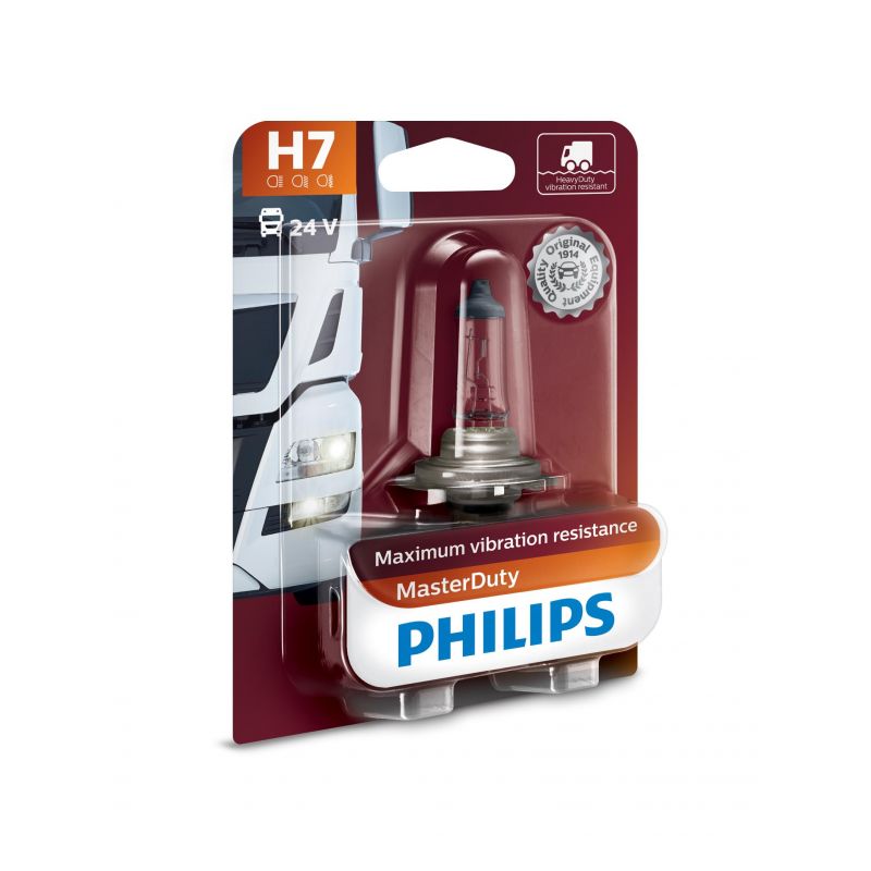 lampara bombilla  h7 masterduty philips 24v 70w px26d