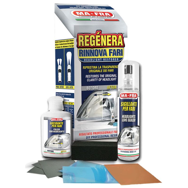 kit completo mantenimiento de faros