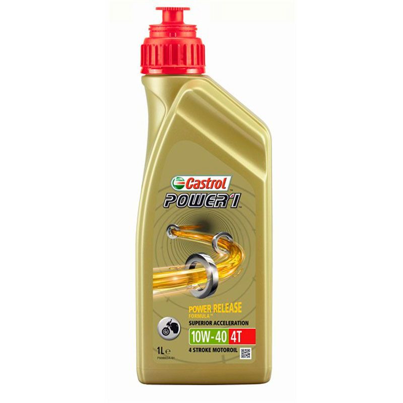 CASTROL Aceite de motor para moto POWER 1 4T 10W 40 1L - Imagen 1 de 1