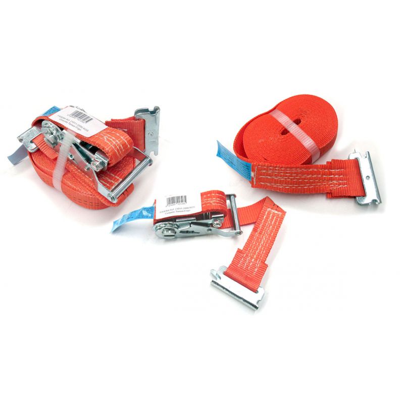trincaje sujeción de carga interior frigo banda + carraca  2000 kg 6 m 5 cm